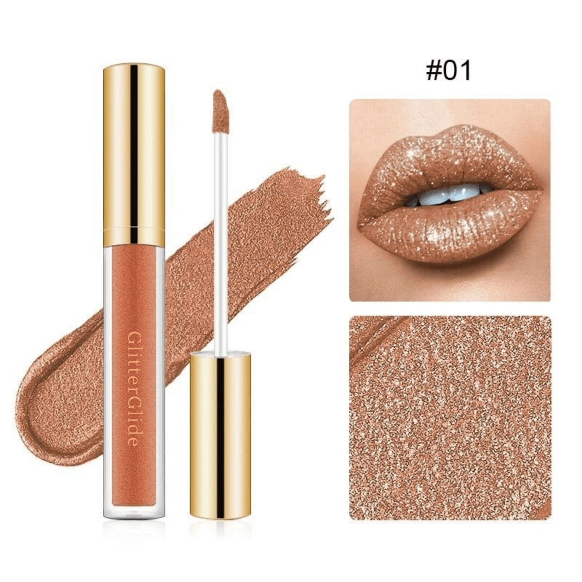 GlitterGlide™ / Diamond Shine Waterproof Lip Gloss - Lovitzo