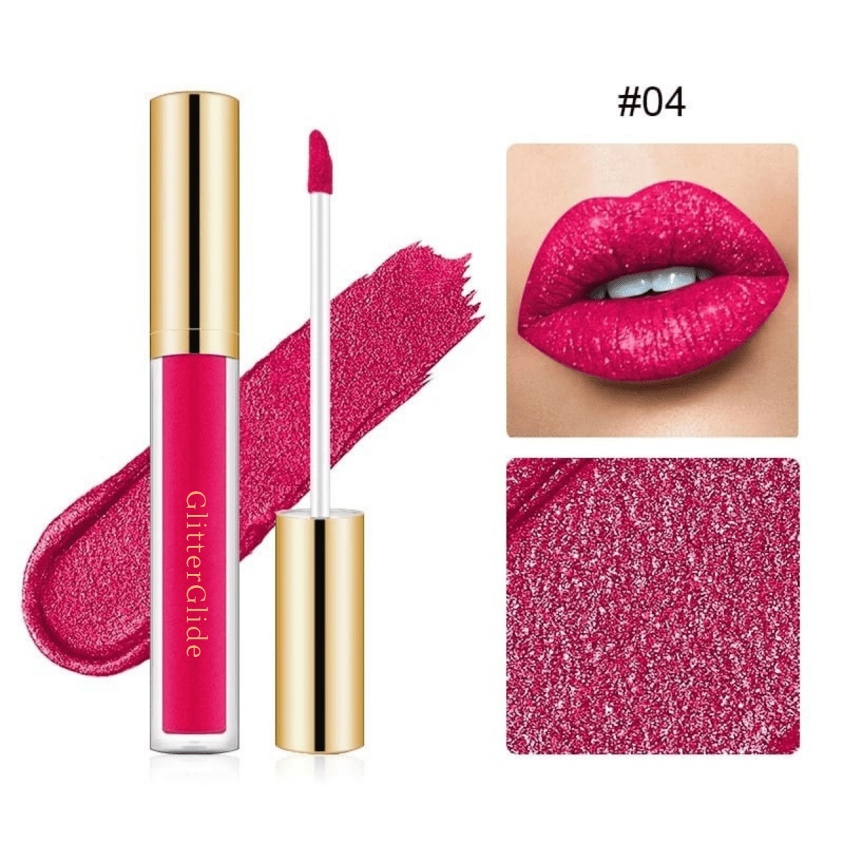 GlitterGlide™ / Diamond Shine Waterproof Lip Gloss - Lovitzo
