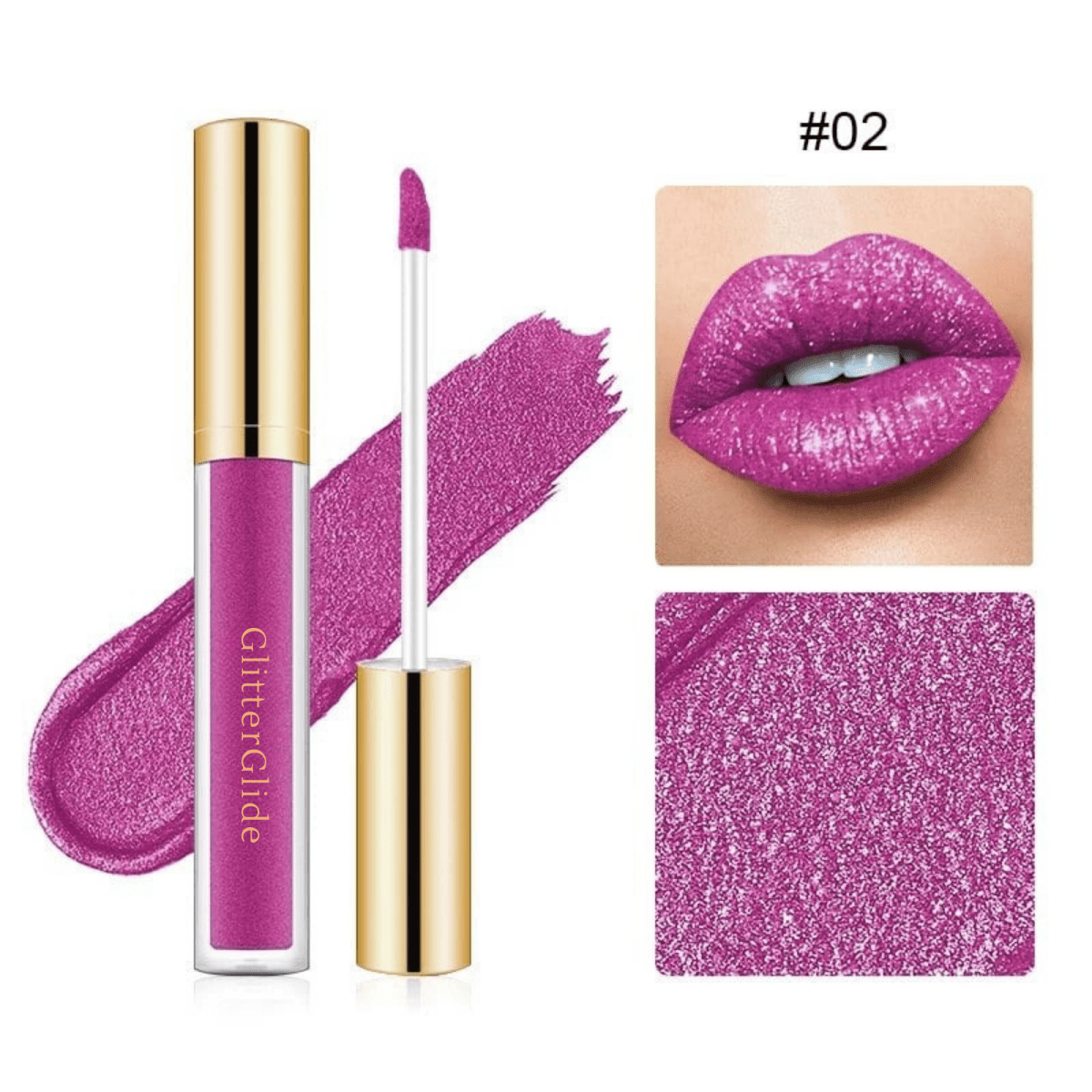 GlitterGlide™ / Diamond Shine Waterproof Lip Gloss - Lovitzo