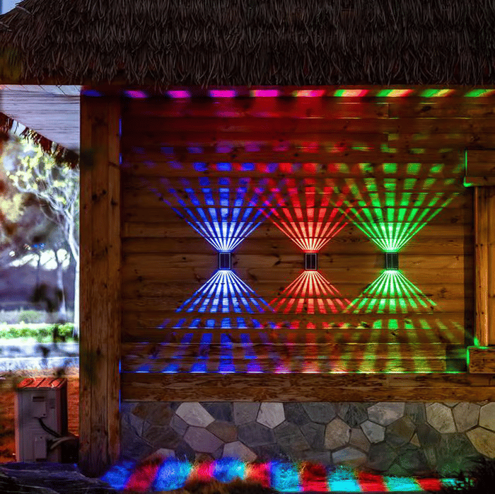 GlowGable™ / Outdoor 4 LED Solar Wall Lights - Lovitzo