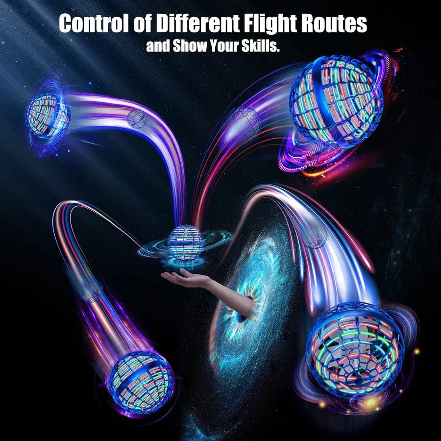 Glowing flying ball for fun and interactive games - Lovitzo
