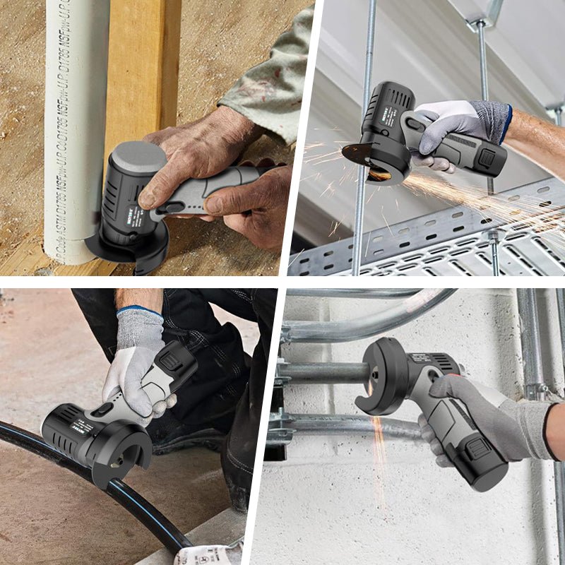 Grindix 12V Mini Angle Grinder with Cutting Disc – ideal for precise cutting and grinding - Lovitzo
