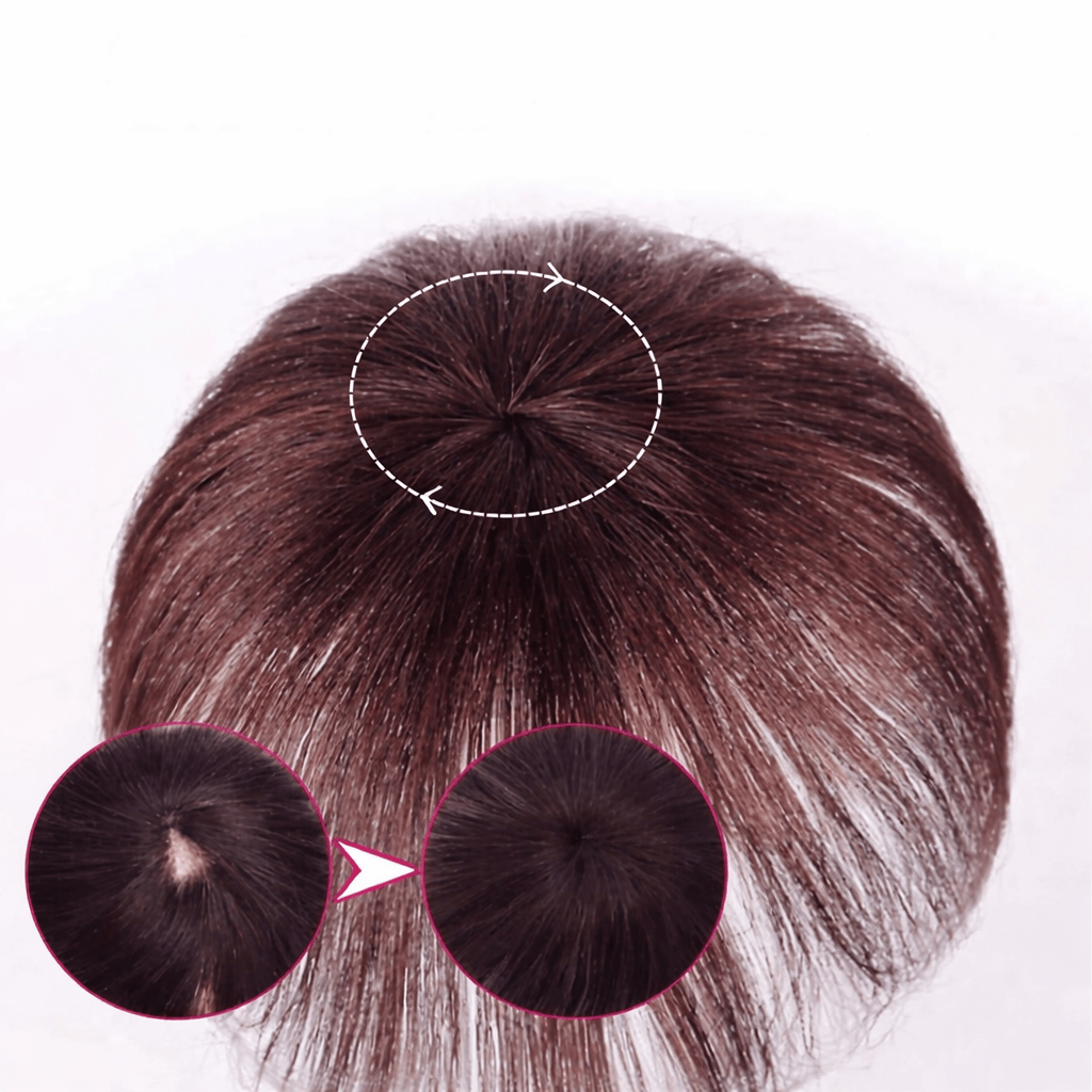 Hairpiece | | Clip - In Hair Topper | Seamless Instant Look | Volyra - Lovitzo