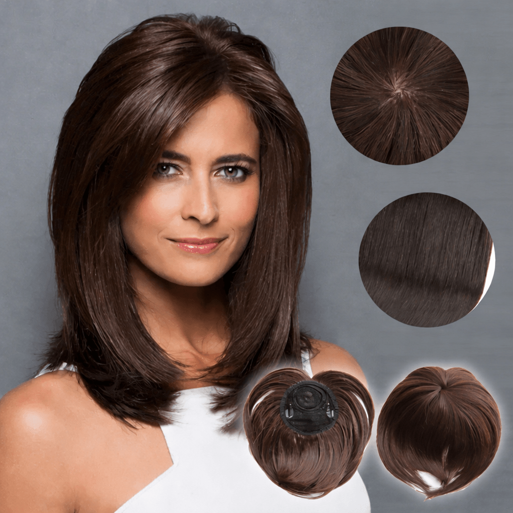 Hairpiece | | Clip - In Hair Topper | Seamless Instant Look | Volyra - Lovitzo