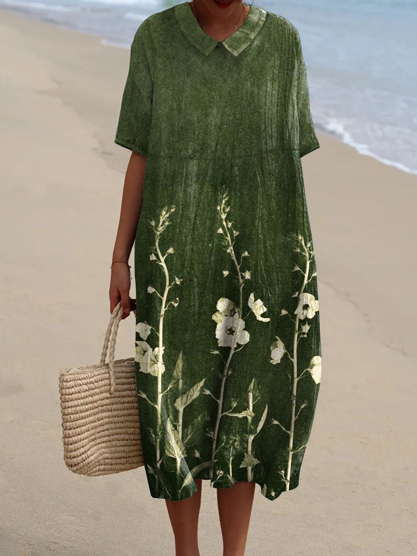 Hannah - Colorful summer dress with flowers - Lovitzo