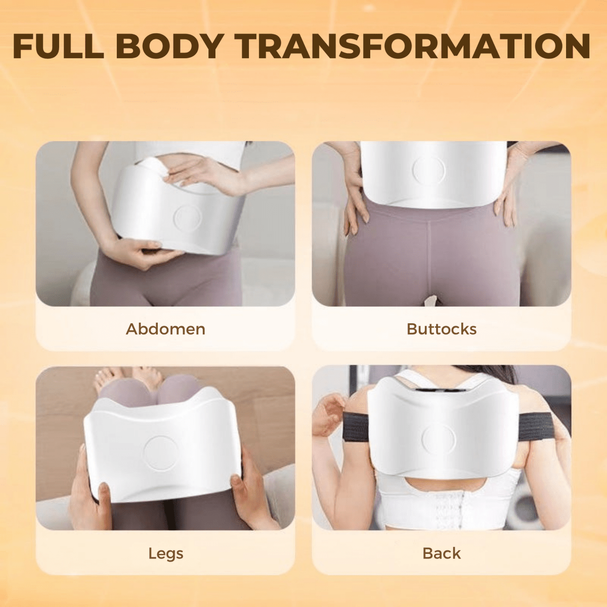 HeatVibe – Wireless Abdominal Massager with Heat & Vibration for Deep Relaxation - Lovitzo