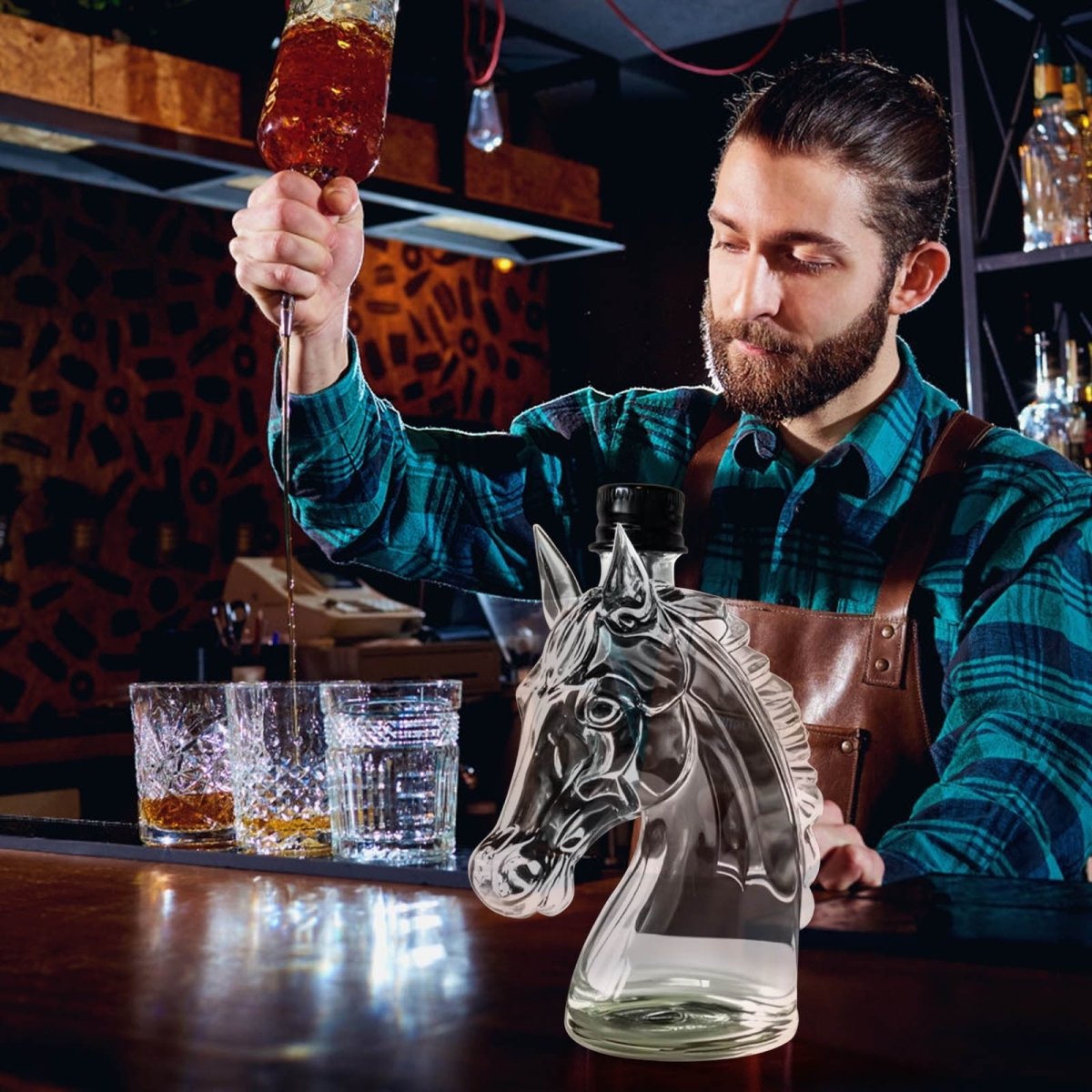 HorseHearth™ / Horse Head Whiskey Decanter - Lovitzo