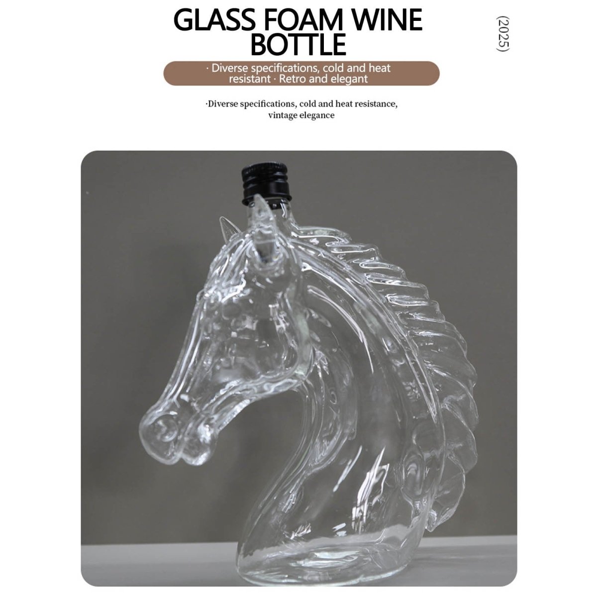 HorseHearth™ / Horse Head Whiskey Decanter - Lovitzo