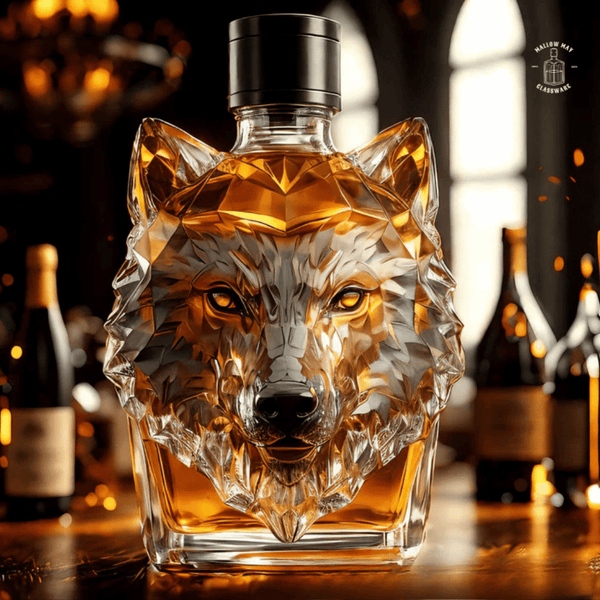 HowlCrown™ / Wolf Whiskeyflasche
