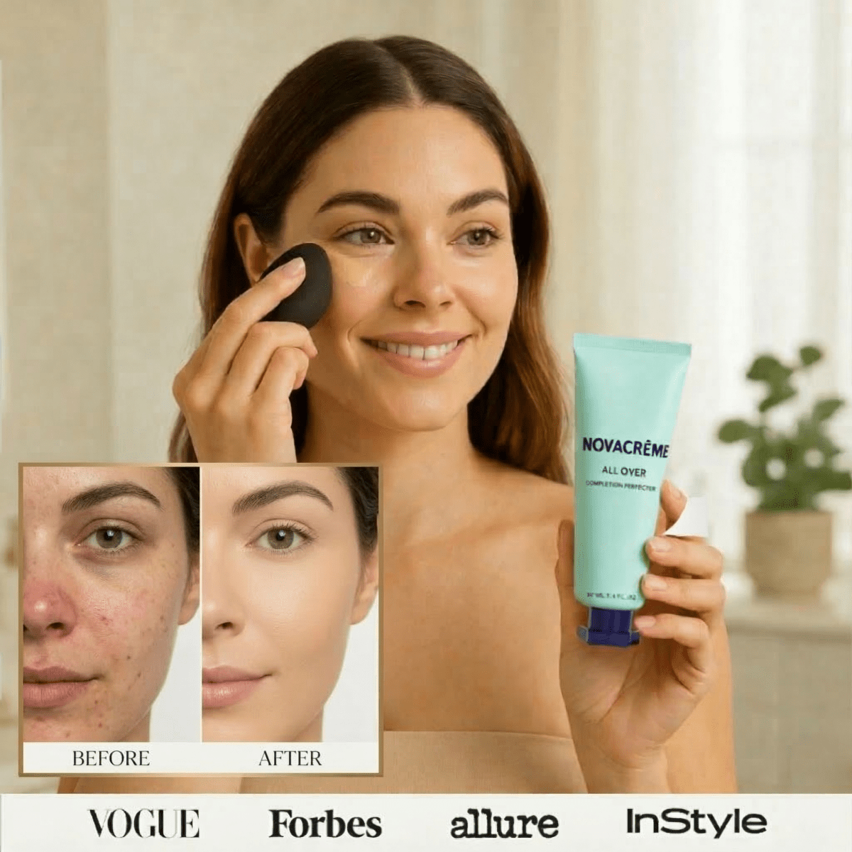 Hydrating Concealer with Natural Coverage Finish - NovaCrème - Lovitzo