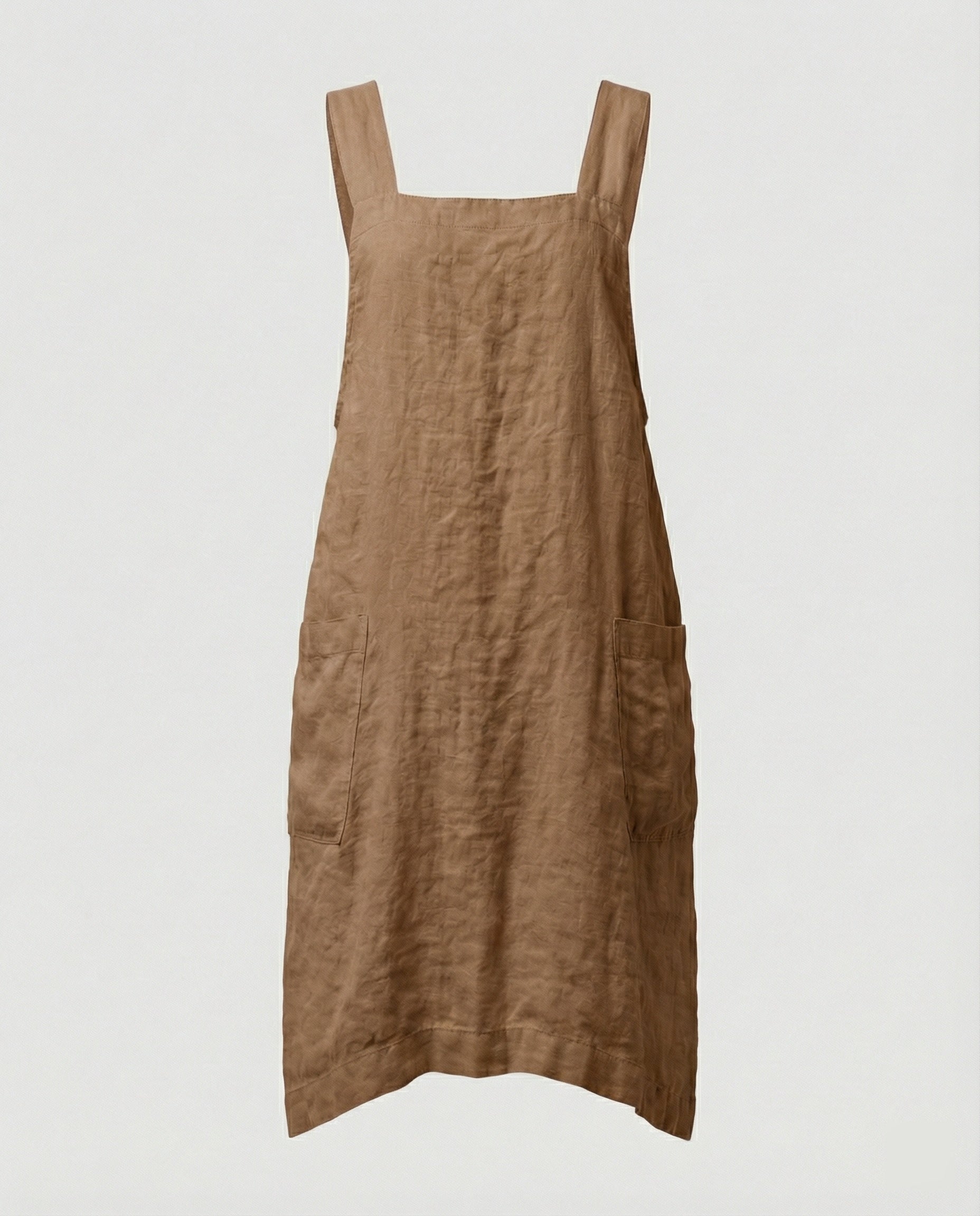 Lovitzo | Cotton apron dress with pockets