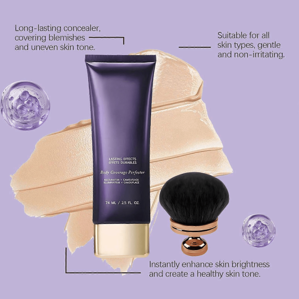 Instant body coverage perfector - correcting all skin imperfections - Lovitzo