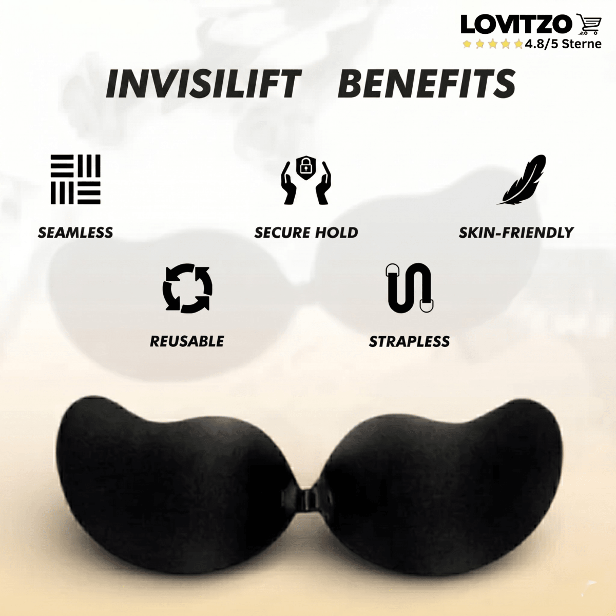 Invisilift - Adhesive Push - Up Bra [Last Day Discount] - Lovitzo