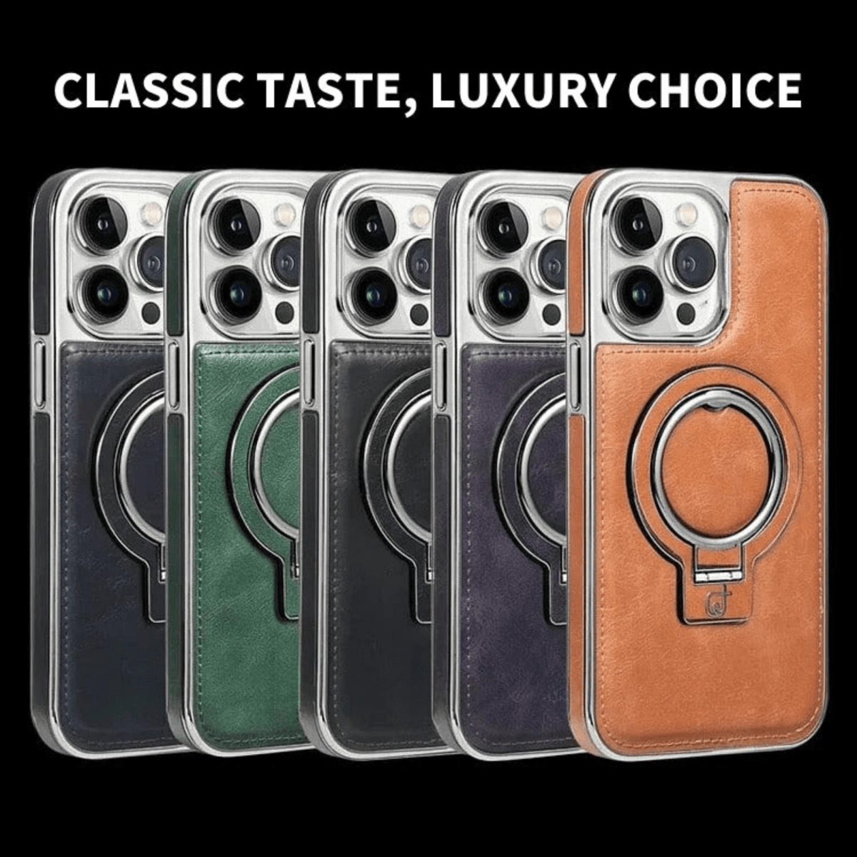 iPhone LuxeArmor Metal Stand Case - Lovitzo