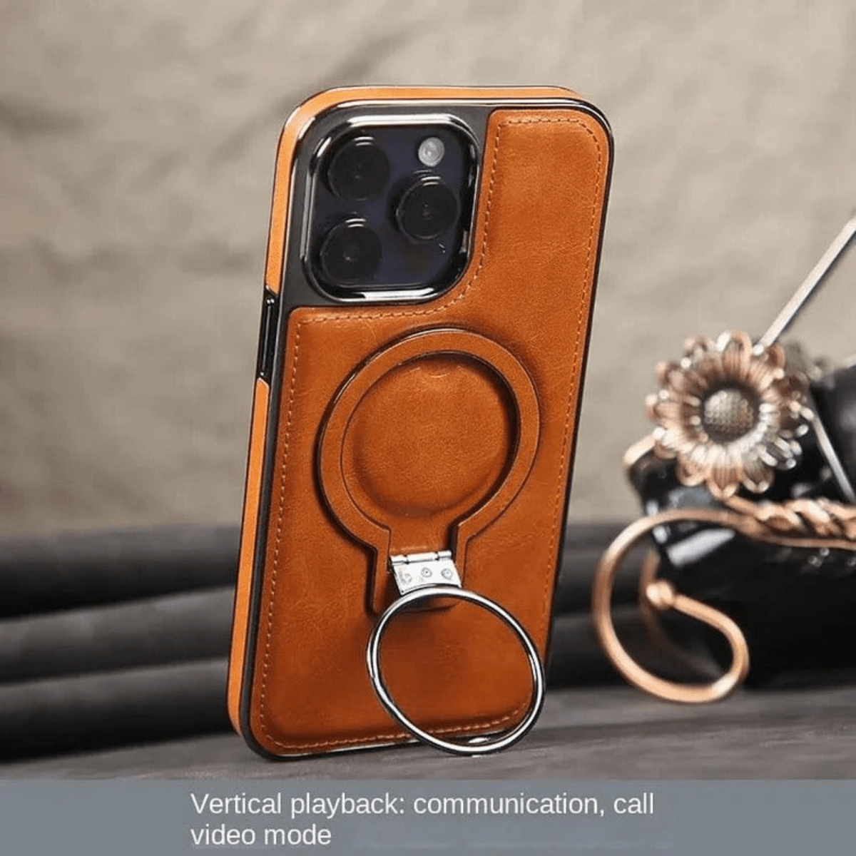 iPhone LuxeArmor Metal Stand Case - Lovitzo