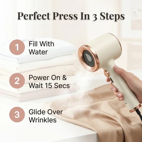 IronGo - Effortless Wrinkle-Free Clothes Anywhere - Lovitzo
