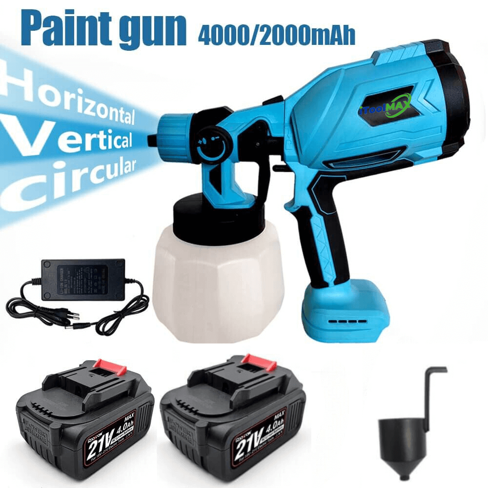 TurboSpray™ High-pressure Cordless Paint Sprayer with 2 Batteries