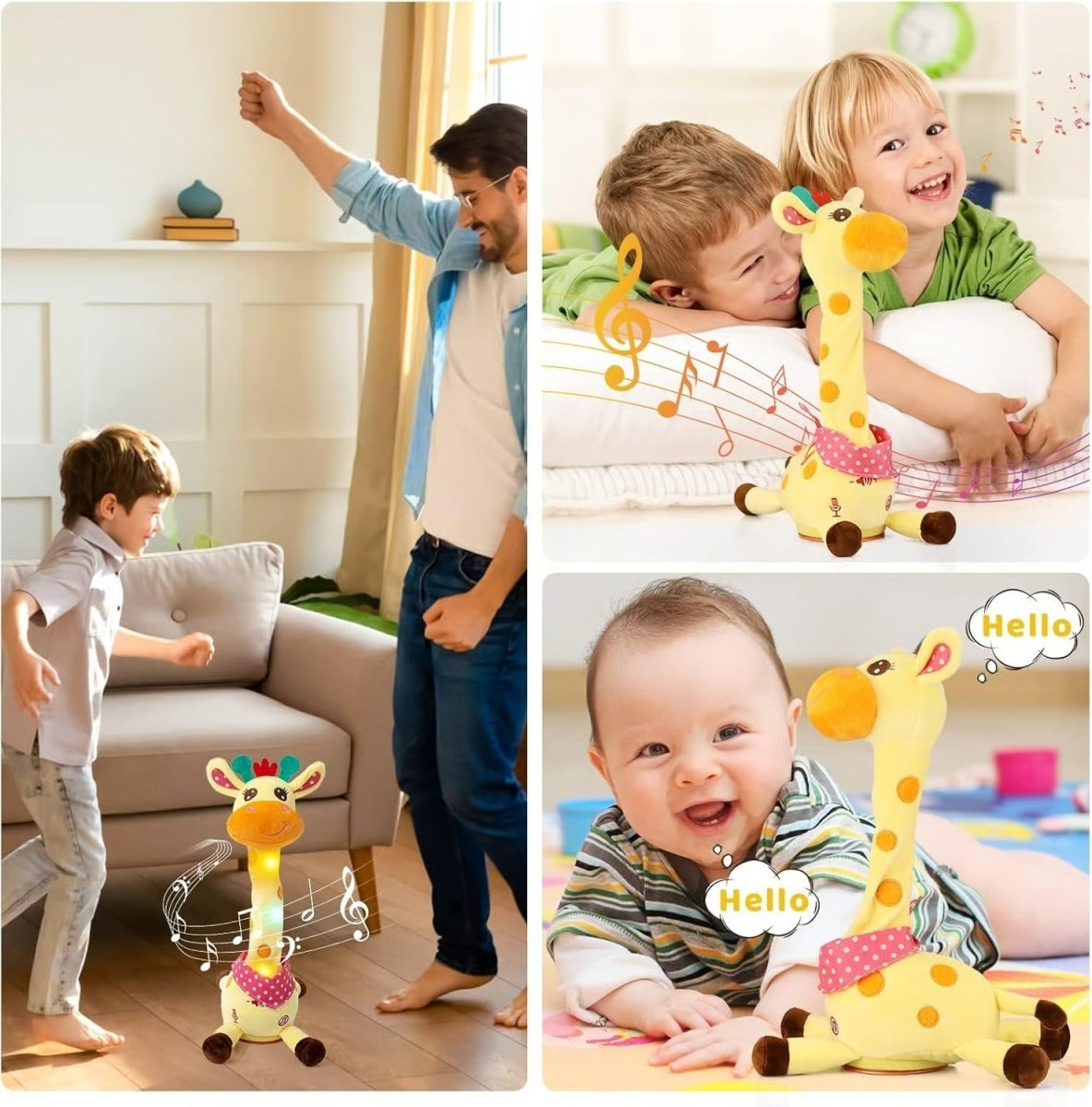 JiveGiraffe™ / Singing & Dancing Giraffe Toy - Lovitzo
