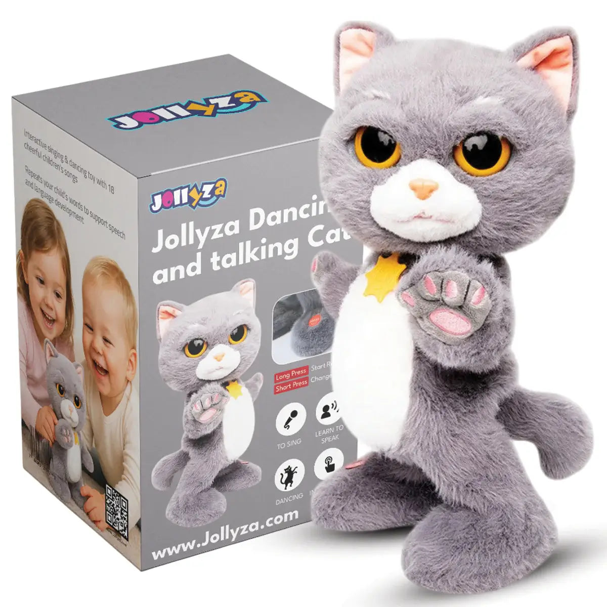 Lovitzo Interactive Singing & Dancing Cat Musical Toy for Babies & Toddlers