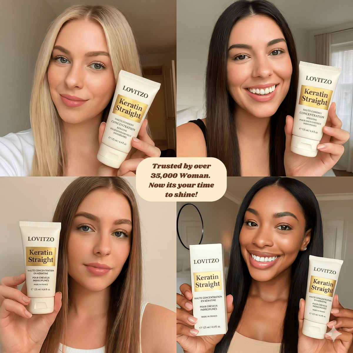 Keratin Straight™ 2.0 — From Brittle to Beautiful in Just 5 Minutes | 1+1 FREE TODAY - Lovitzo