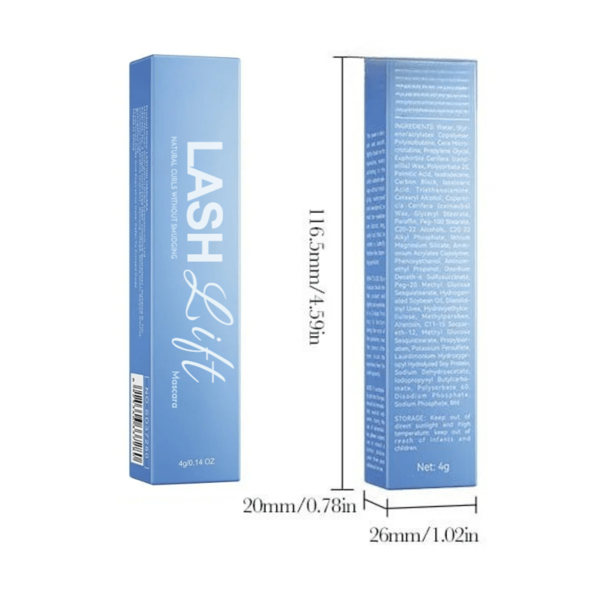 LashLift™ / Gentle Lift & Length Mascara for Thinning Lashes - Lovitzo