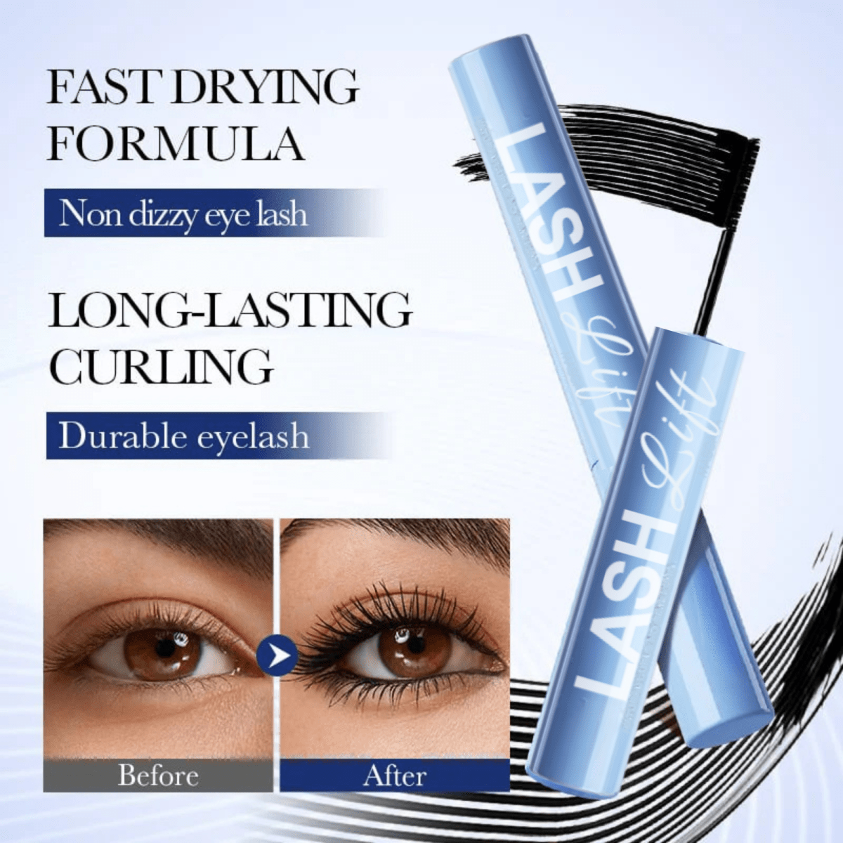 LashLift™ / Gentle Lift & Length Mascara for Thinning Lashes - Lovitzo