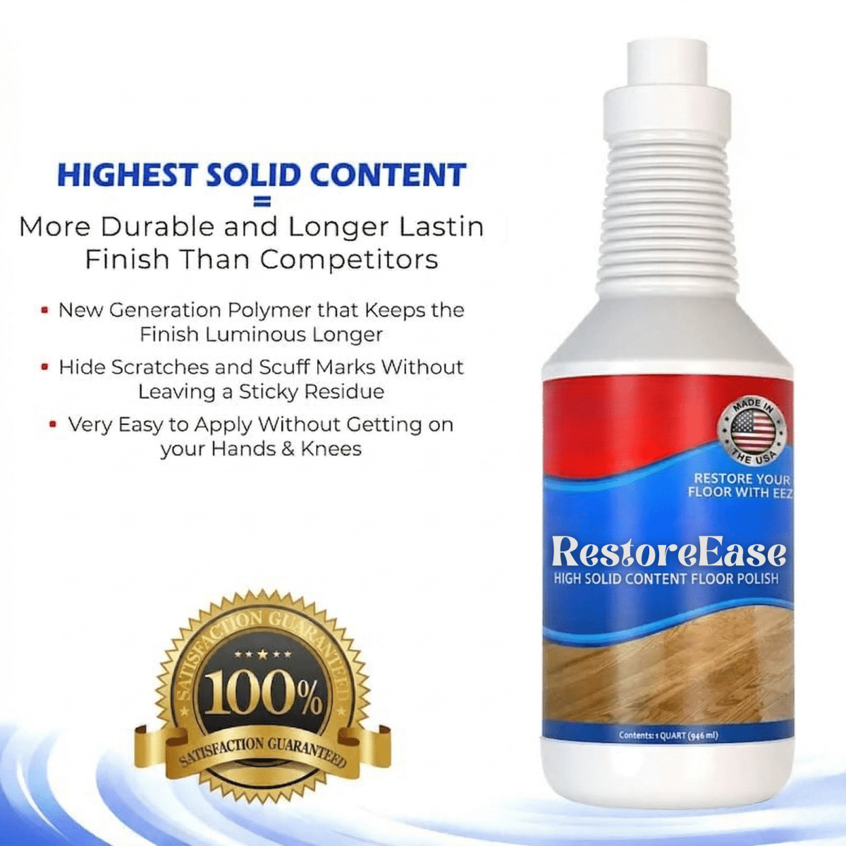 Last Day 50% OFF | RestoreEase – Clean - llx Floor Restorer – Shine & Protect Instantly - Lovitzo