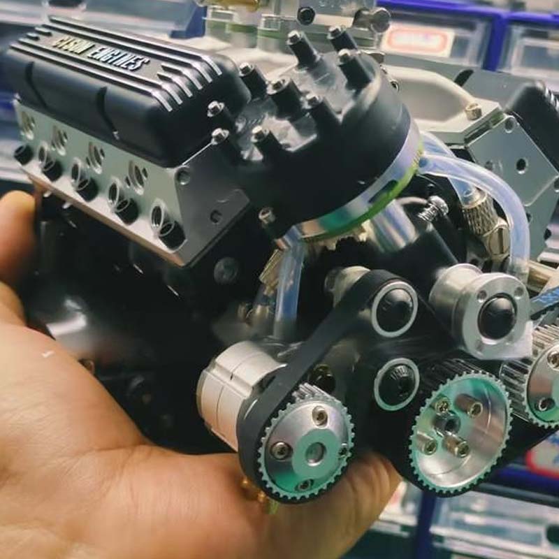 Last Day Promotion 50% OFF | IronV8 – Real Gas Engine Model Kit - Lovitzo