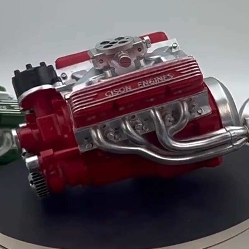 Last Day Promotion 50% OFF | IronV8 – Real Gas Engine Model Kit - Lovitzo