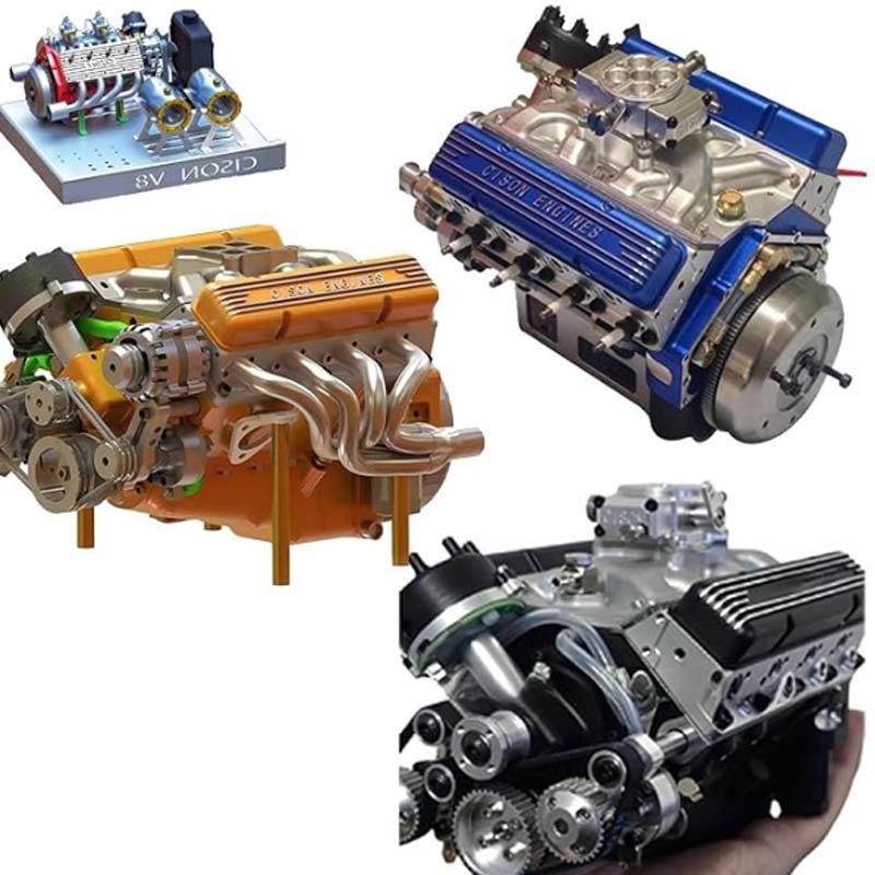 Last Day Promotion 50% OFF | IronV8 – Real Gas Engine Model Kit - Lovitzo