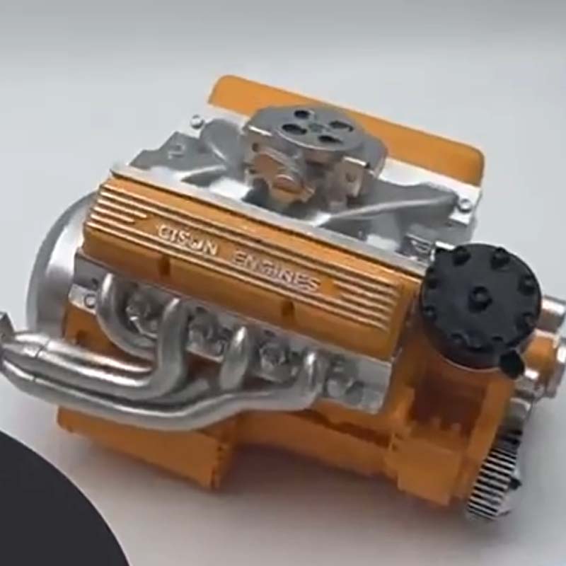 Last Day Promotion 50% OFF | IronV8 – Real Gas Engine Model Kit - Lovitzo