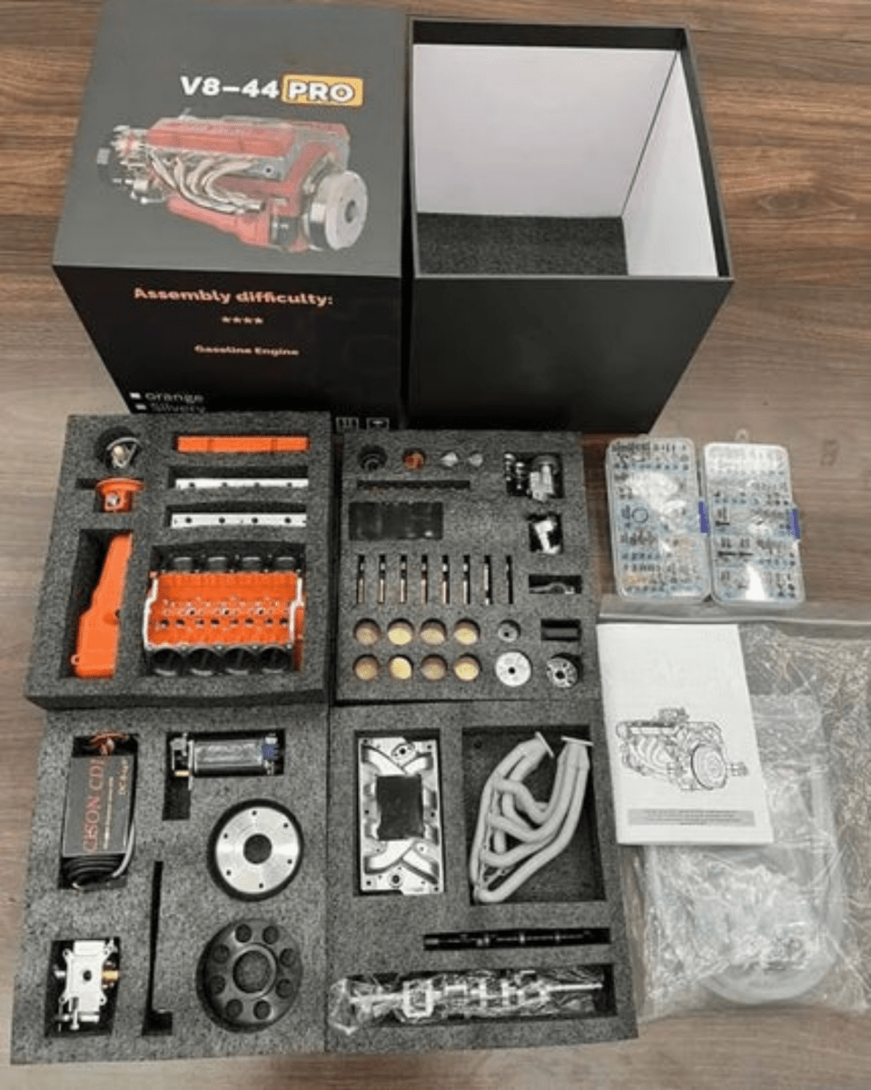 Last Day Promotion 50% OFF | IronV8 – Real Gas Engine Model Kit - Lovitzo