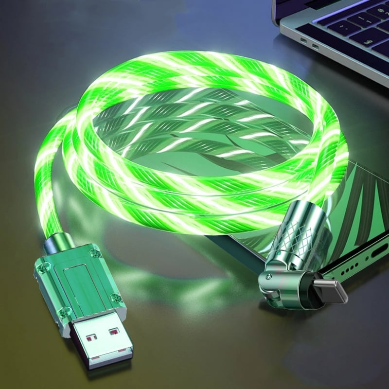 LightLink™ / 540° Rotating Fast Charging Cable with Lights - Lovitzo