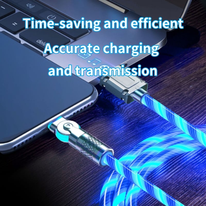 LightLink™ / 540° Rotating Fast Charging Cable with Lights - Lovitzo
