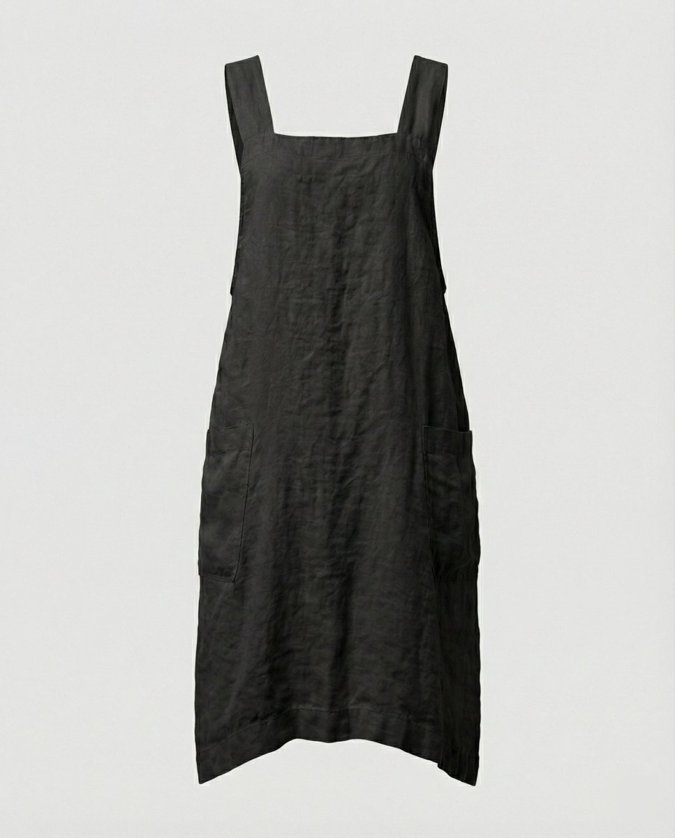 Lovitzo | Cotton apron dress with pockets - Lovitzo