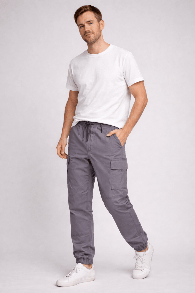 Lovitzo - Mode | Men's Cargo Trousers with Multiple Pockets - Lovitzo