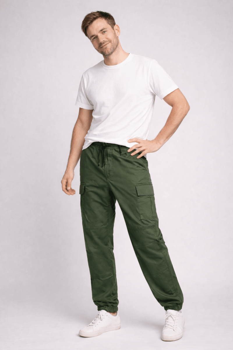 Lovitzo - Mode | Men's Cargo Trousers with Multiple Pockets - Lovitzo