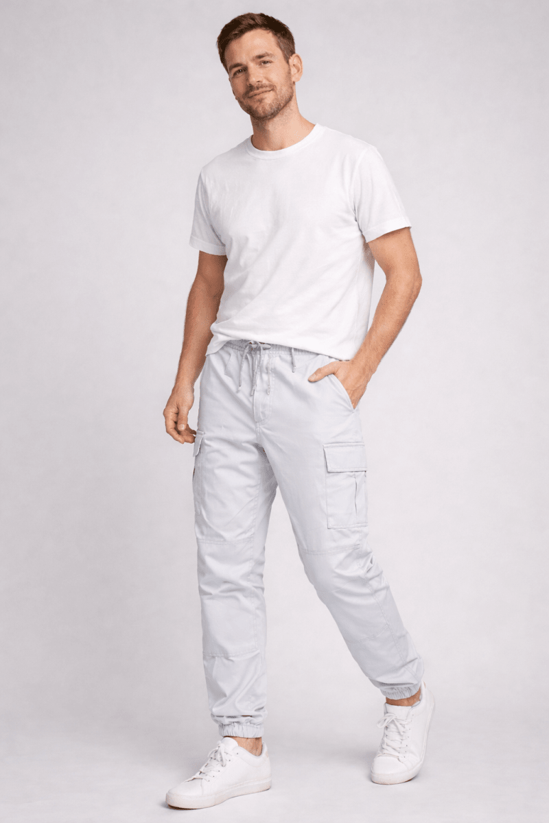 Lovitzo - Mode | Men's Cargo Trousers with Multiple Pockets - Lovitzo