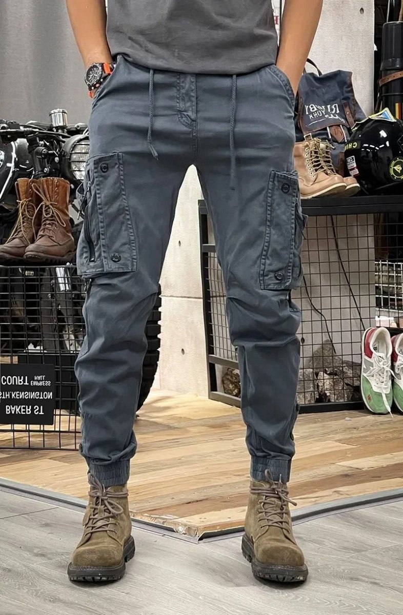 Lovitzo - Mode | Stretch cargo pants with pockets - Lovitzo