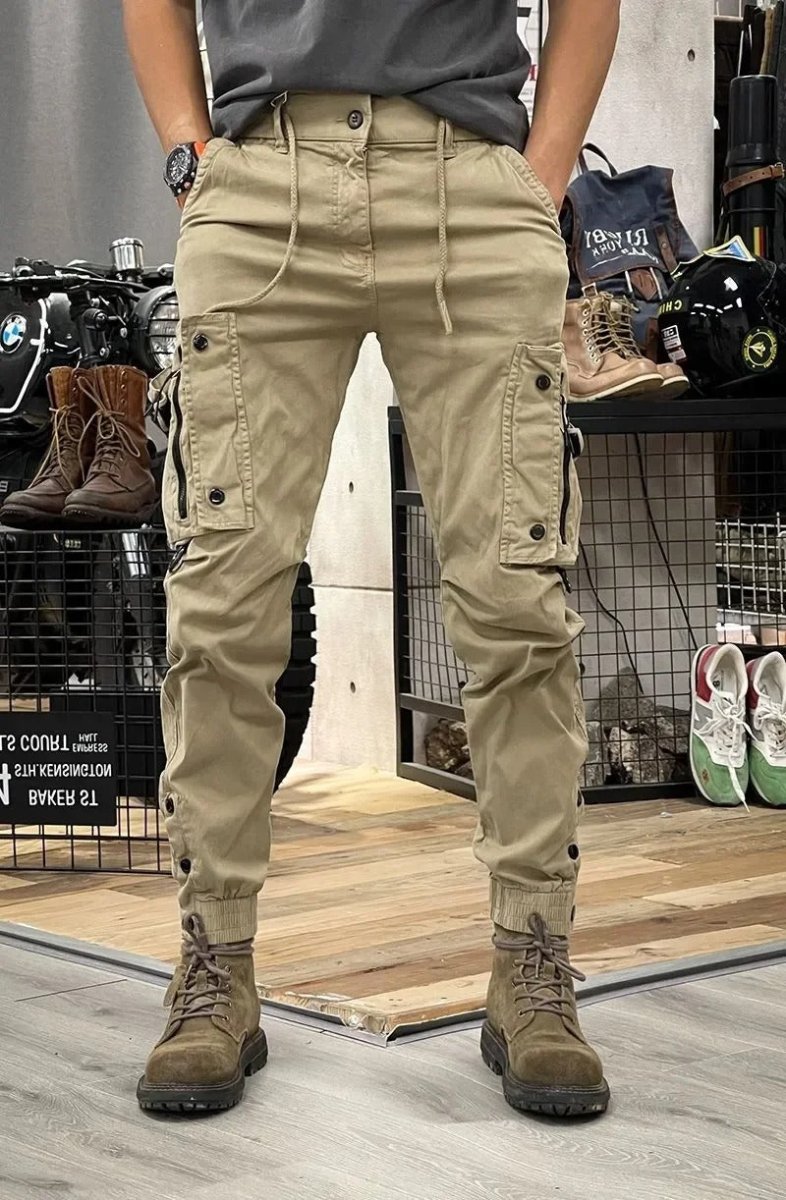 Lovitzo - Mode | Stretch cargo pants with pockets - Lovitzo
