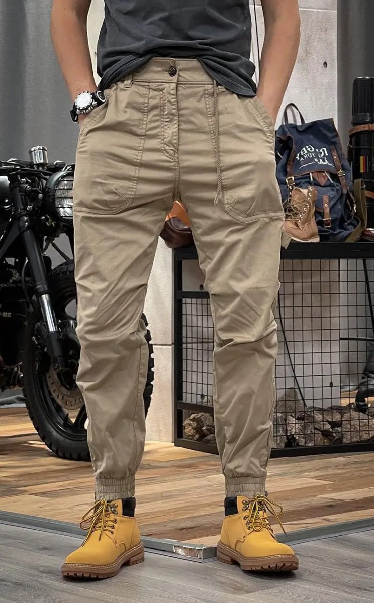 Lovitzo - Mode | Stretch cargo pants with pockets - Lovitzo