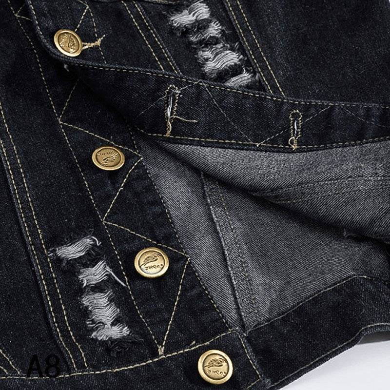 Lovitzo - Mode Stylish Denim Vest for Men - Lovitzo
