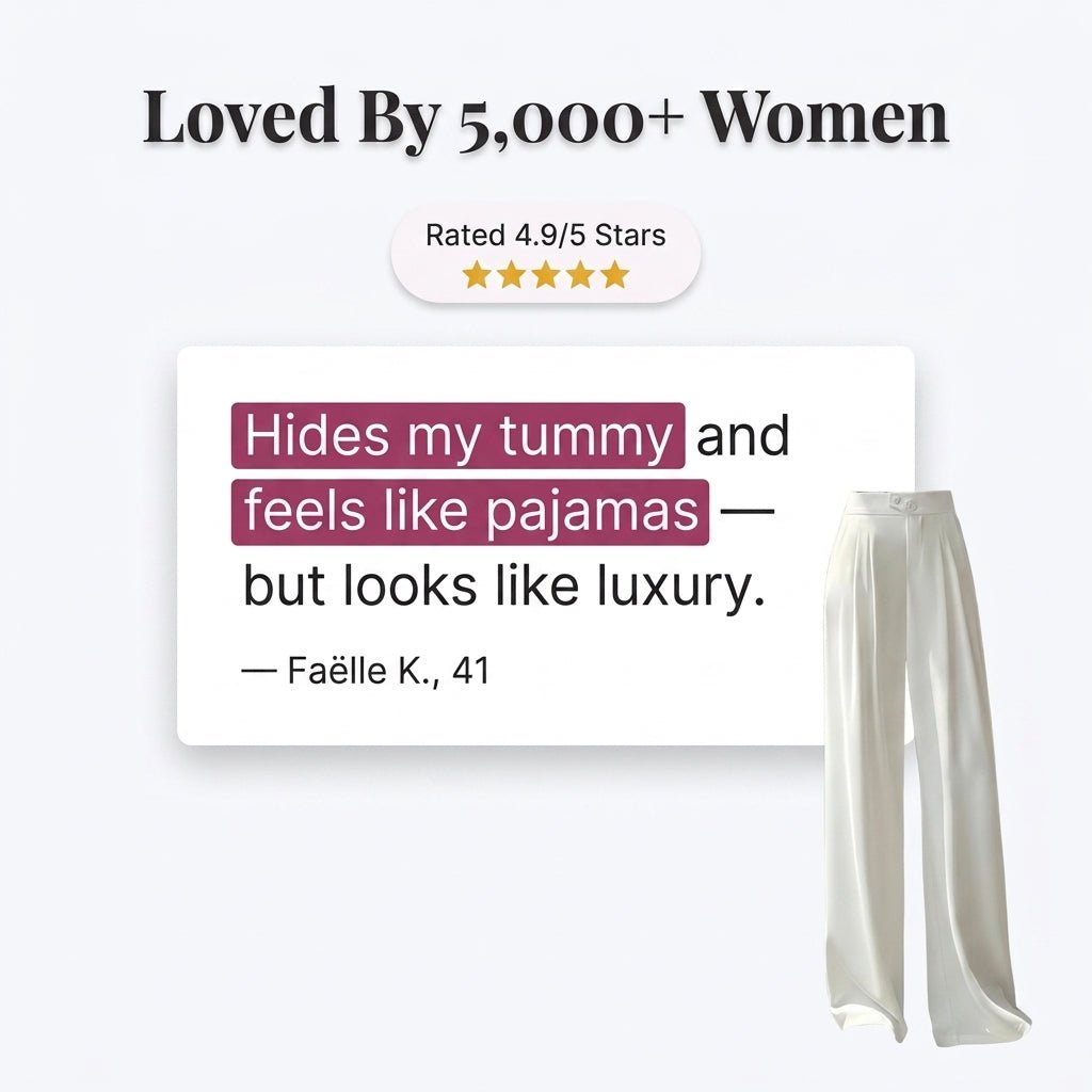 Lumivara / Large Pants - Instantly flatters your figure - Lovitzo