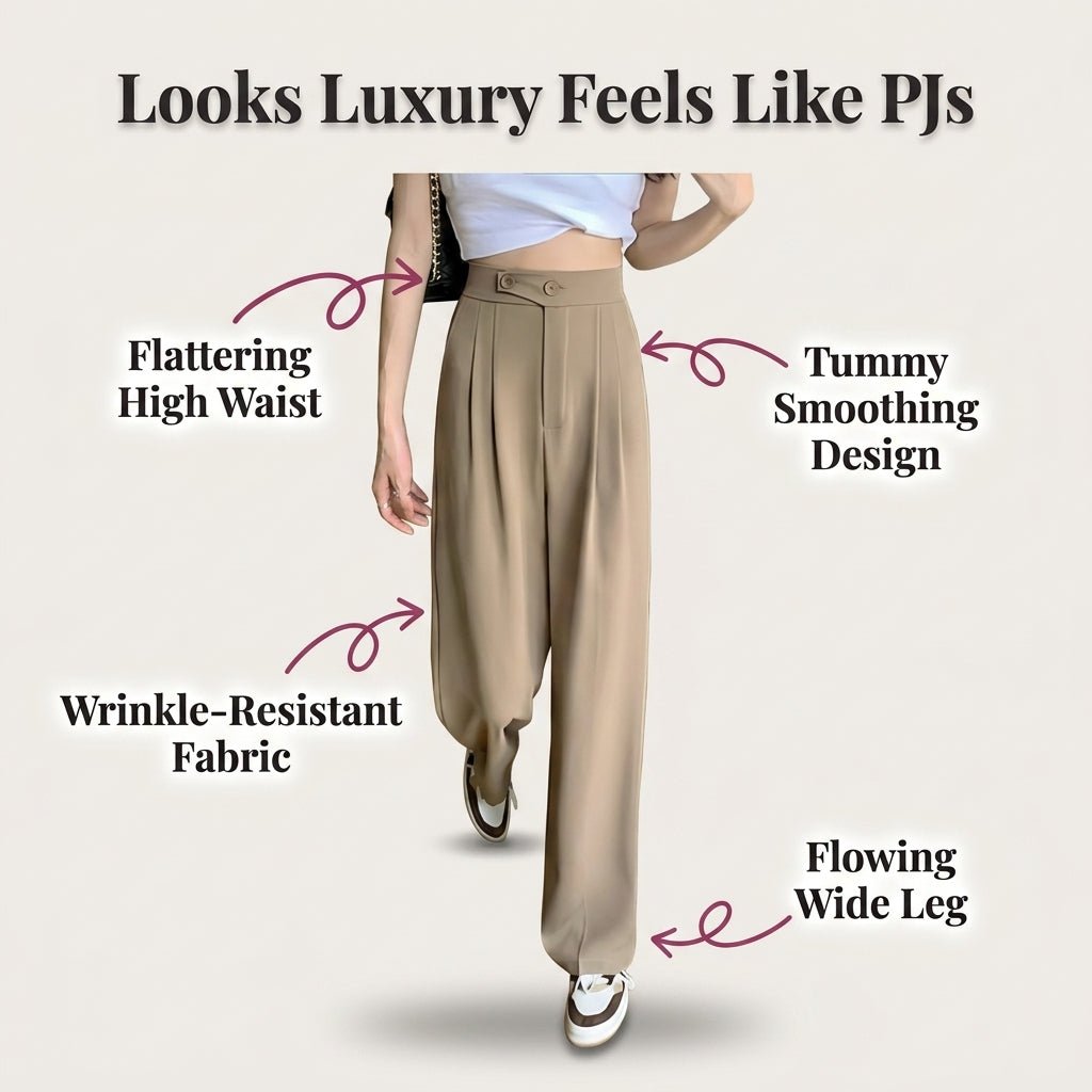 Lumivara / Large Pants - Instantly flatters your figure - Lovitzo