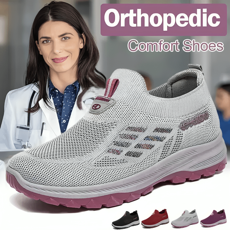 Lumora | Women's Orthopedic Slip-On Sneakers | Arch Support - Lovitzo