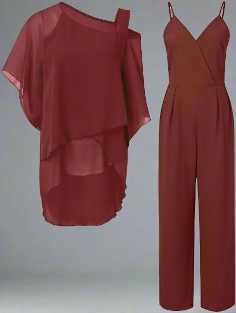 Luxury chiffon set for elegant evenings - Lovitzo