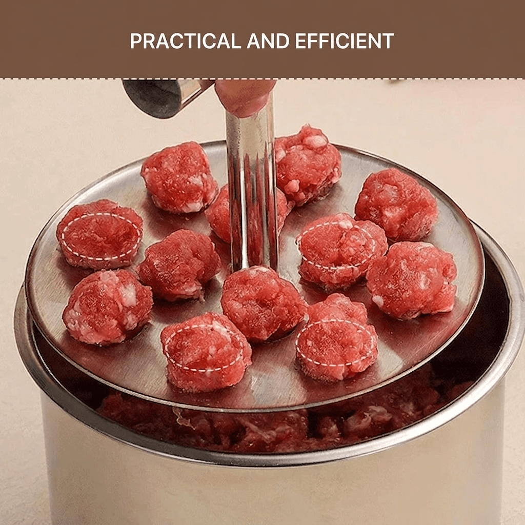 Meatballs | Even Size | Stainless Steel Kitchen Tool | Ballora - Lovitzo