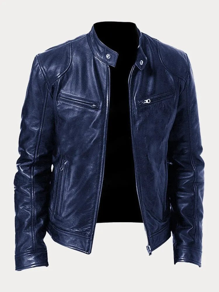 Men's jacket with lining, pockets and adjustable cuffs – casual and everyday jacket - Lovitzo