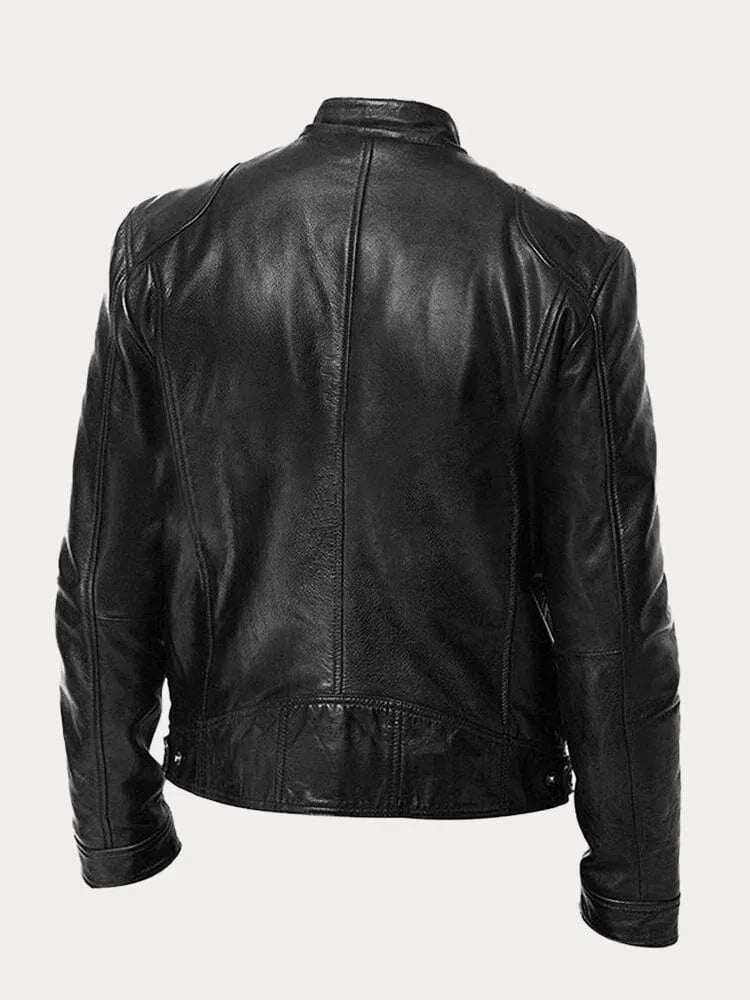 Men's jacket with lining, pockets and adjustable cuffs – casual and everyday jacket - Lovitzo