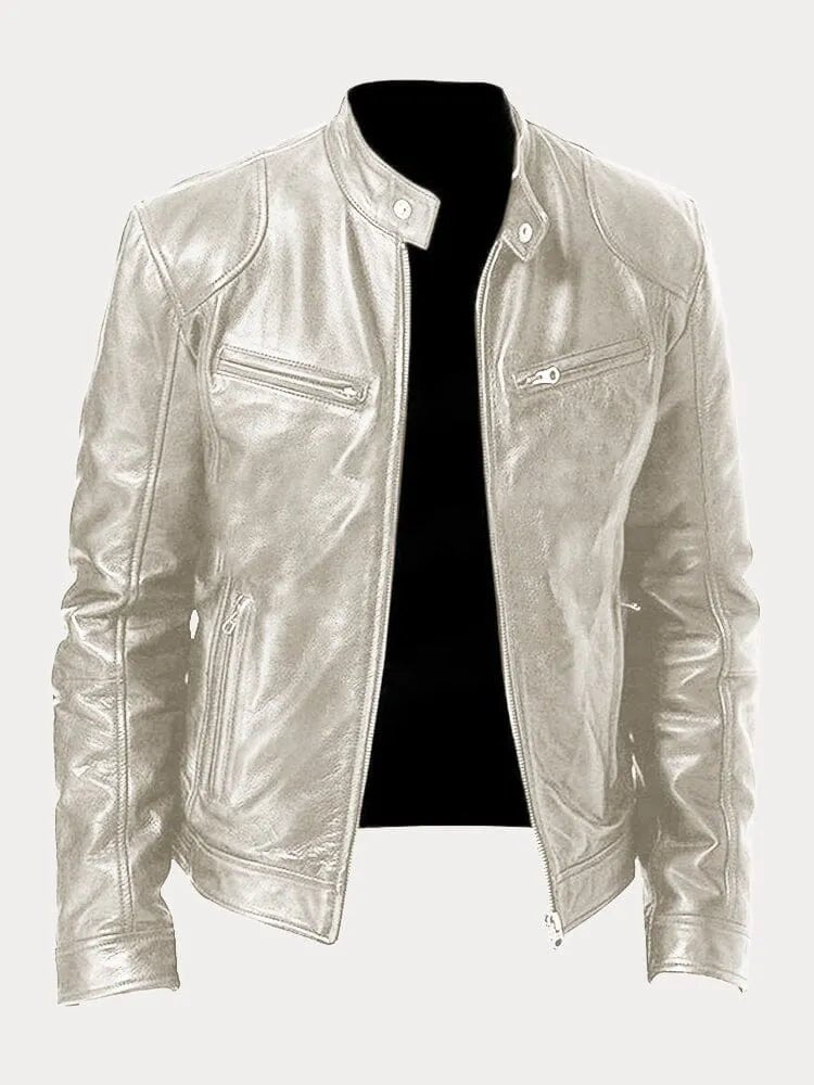 Men's jacket with lining, pockets and adjustable cuffs – casual and everyday jacket - Lovitzo